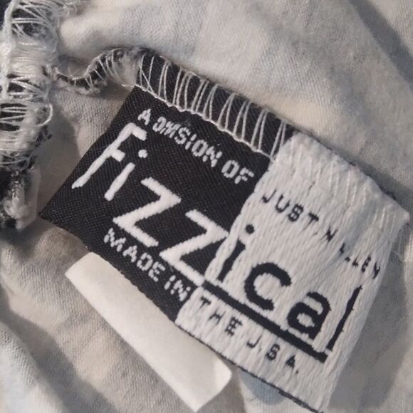 Vintage 90s Fizzical Psychedelic Checkers Spandex Workout Shorts Athletic - Picture 3 of 4